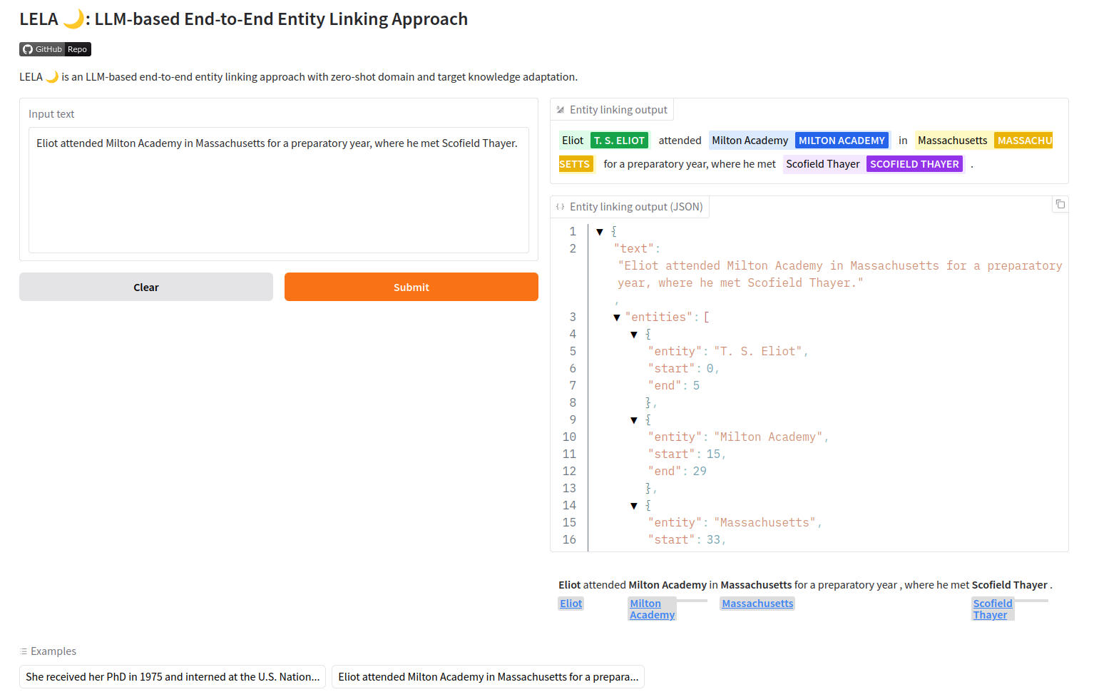 LELA 🌙: LLM-based Entity-Linking Approach
